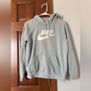 Nike light blue Hoodie